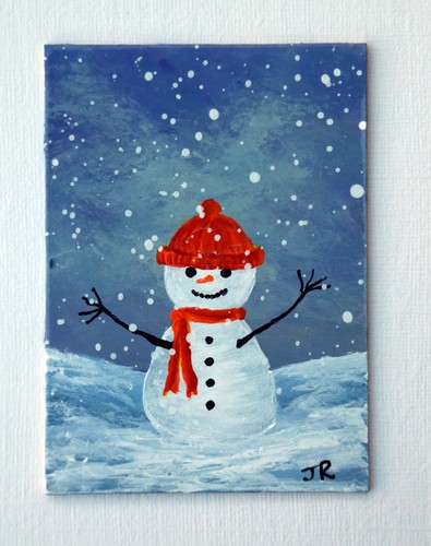 Original aceo art card - original,