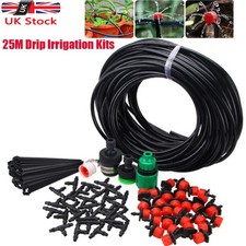 25M Garden Irrigation System Watering Tubing Hose Pipe Drip Irrigation Kit Plant