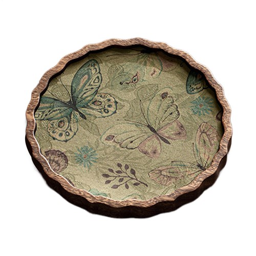 Vintage butterfly print wooden - vintage,