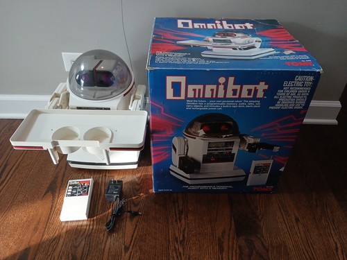1980s tomy omnibot 5402 robot - tomy,