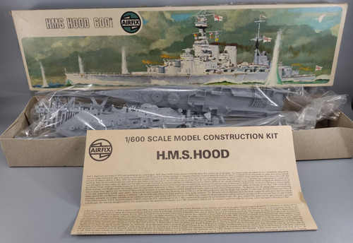 Vintage airfix hms hood 600 - hood, 1:600