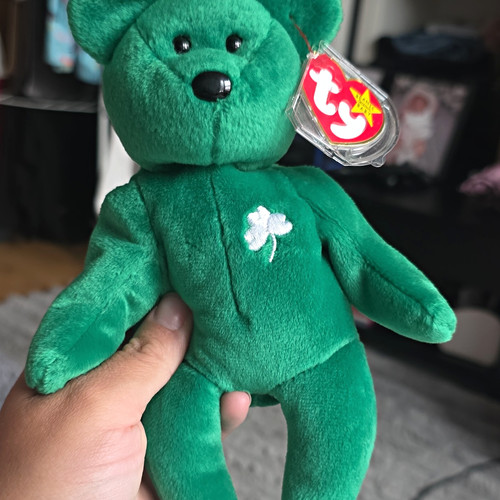 Beanie babies green plush - green,
