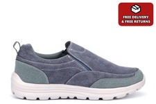 Mens Canvas Memory Foam Deck