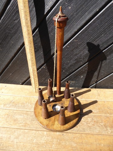 Antique wooden bar skittles - wooden,