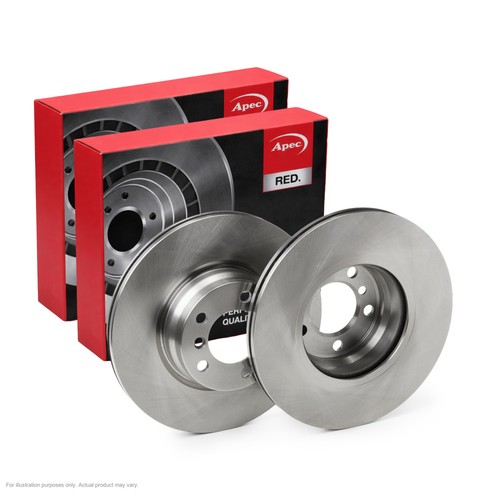 Apec front brake discs - apec, for