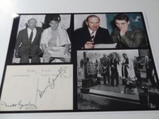 MANCHESTER UNITED FC BUSBY BABES DUNCAN EDWARDS & MATT BUSBY SIGNED PRE-PRINT