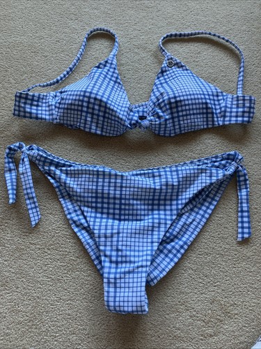 Banana moon bikini blue white - banana,