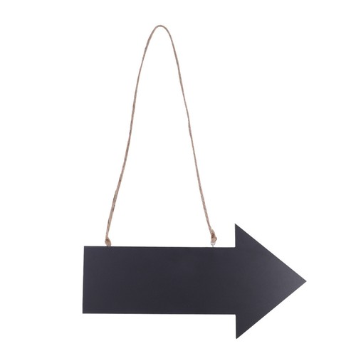 Wooden arrow chalkboard - wooden,