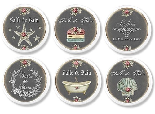 6pc french bathroom cabinet - 6pc,
