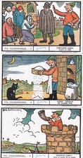 Liebig S1303 12 cards Till Eulenspiegel 2 cards 1-12 pub.Antwerp in French (1933