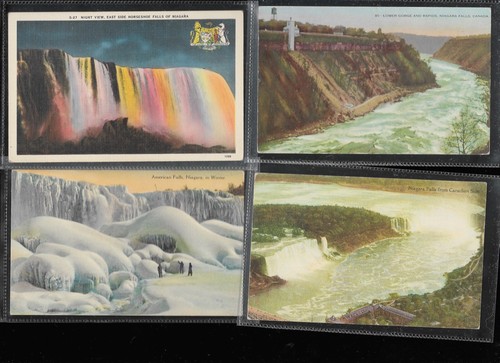 Niagara falls postcards - falls,