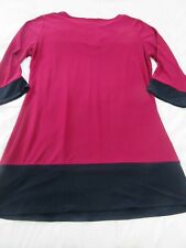 NINA LEONARD QVC DARK MAGENTA