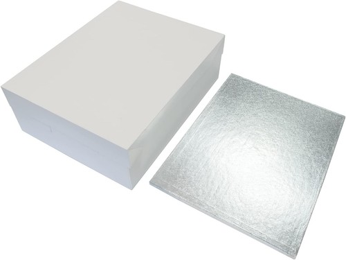 Premium oblong white cake - premium,