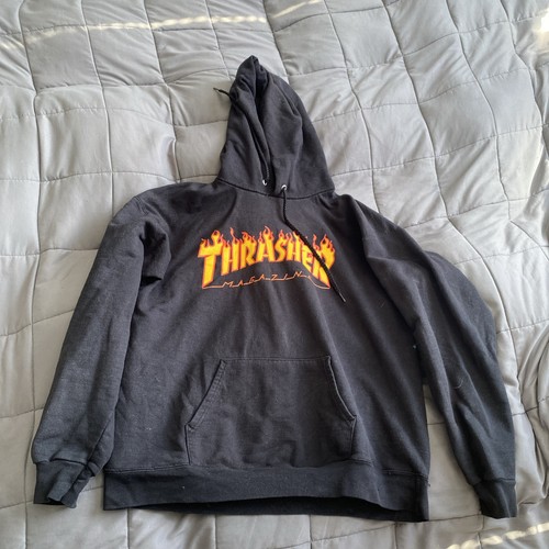 Thrasher magazine black - black, hoodie