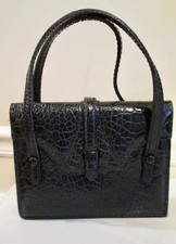 Vintage Ronay croc embossed
