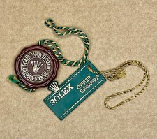 ROLEX Green Swing Tag Red Seal