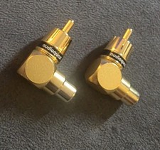 Audioquest angled rca adapter - angled,