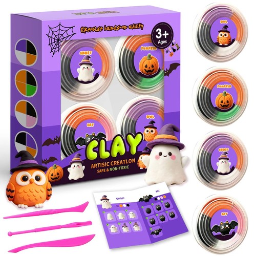 Air dry clay kit halloween - clay, kit,