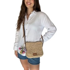 ZARA Woven Straw Crochet