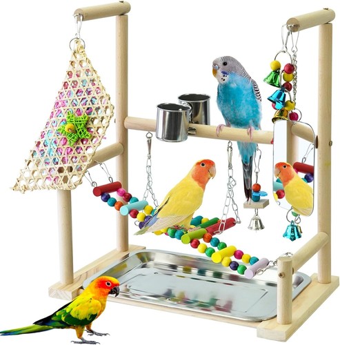 Parrot stand with mirror - stand,