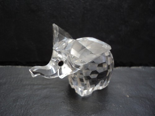 Swarovski crystal elephant - crystal,