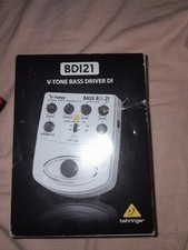 Behringer BDI21 V-Tone Bass Driver - analog amp modelling bass preamp pedal DI