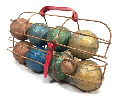 Antique wooden painted - wooden, french