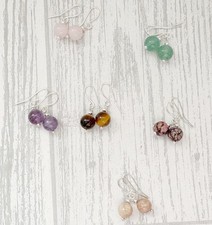 Silver Crystal Drop Earrings