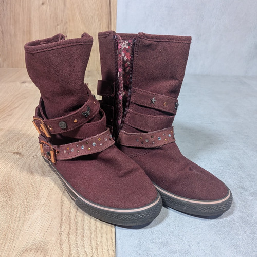 Next girls burgundy faux - next,