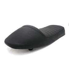 Black Vintage Hump Seat For Honda Kawasaki Suzuki Yamaha BMW Custom Cafe Racer
