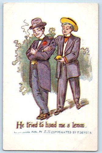 C1905 men smoking - men, cigarette