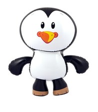 56cm INFLATABLE PENGUIN Blow Up Reusable Toy Animal Kids Party Bag Filler Gift