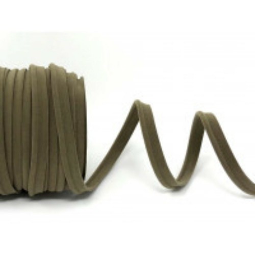 10mm wide beige velvet - 10mm,