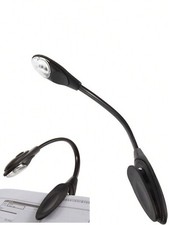LED clip on book light mini adjustable reading light easy to carry