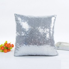 2pcs 40x40cm Bling Sequins Cushion Cover Throw Pillowcase Cover Cushion Cover