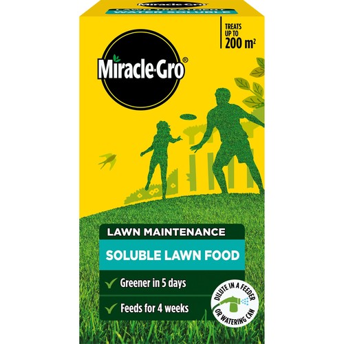 Miracle gro water soluble - water, lawn