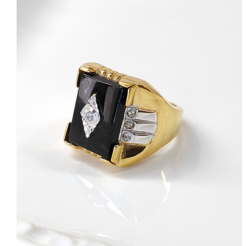 Vintage 18k hge mens - 18k, signet