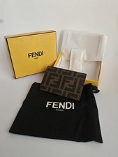 Fendi Zucca Card Holder Wallet