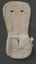 Bugaboo Wool Seat Liner - In Cream And Grey - Used 