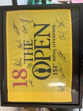 Signed Open Championship 18th