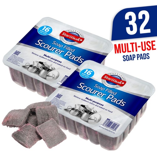 Soap filled scourer pads - pads, pack