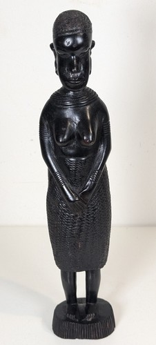 Ebony carved african tribal - ebony,