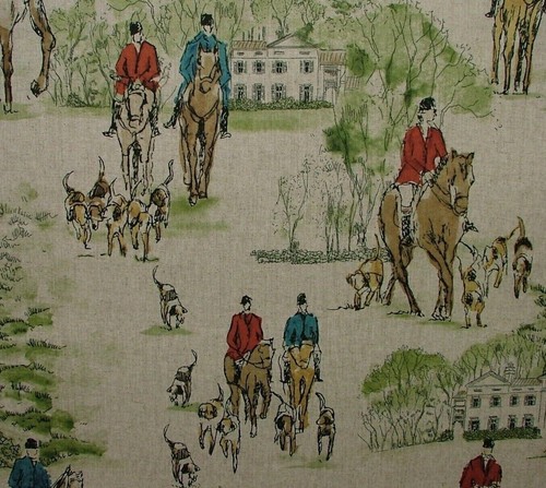 Horse and hounds - horse,