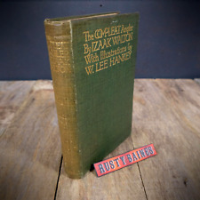 The Compleat Angler, Izaak Walton, W Lee Hankey Illustrations, Hardcover 1913