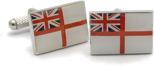 Royal navy cufflinks flag - royal,