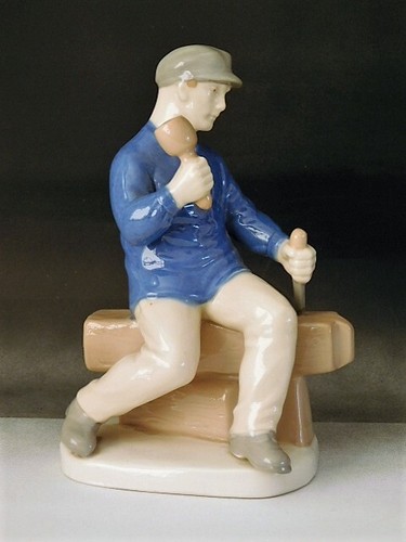 Gdr figurine stone mason - figurine,