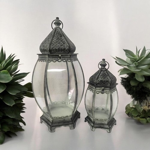 Set metal garden lanterns - of,