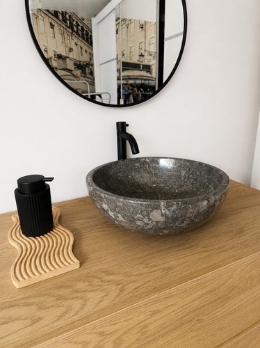 Real marble stone - marble, basin