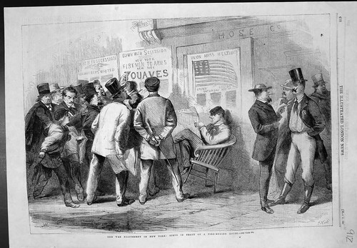 Antique old print war - old,