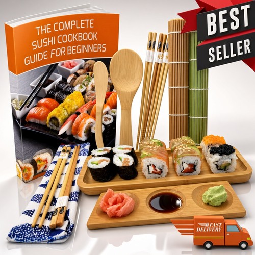 Sushi making kit bamboo - sushi,
